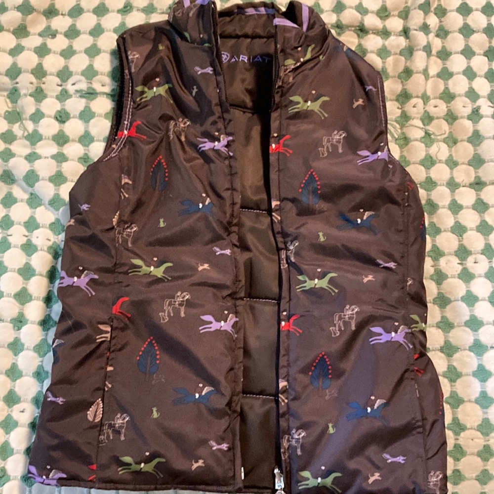 Girls horse riding vest